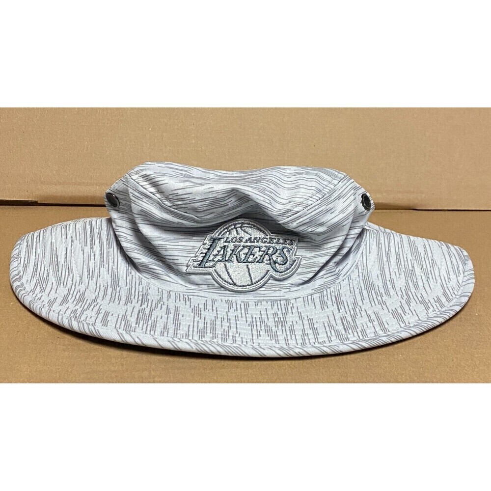 NBA Ultra Game Los Angeles‎ Lakers Bucket Hat Unisex One Size Gray New With Tag